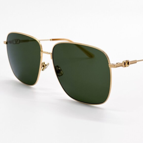 NEW VALENTINO SUNGLASSES VLS-171A GOLD/GREEN UNISEX EYEWEAR main image 8